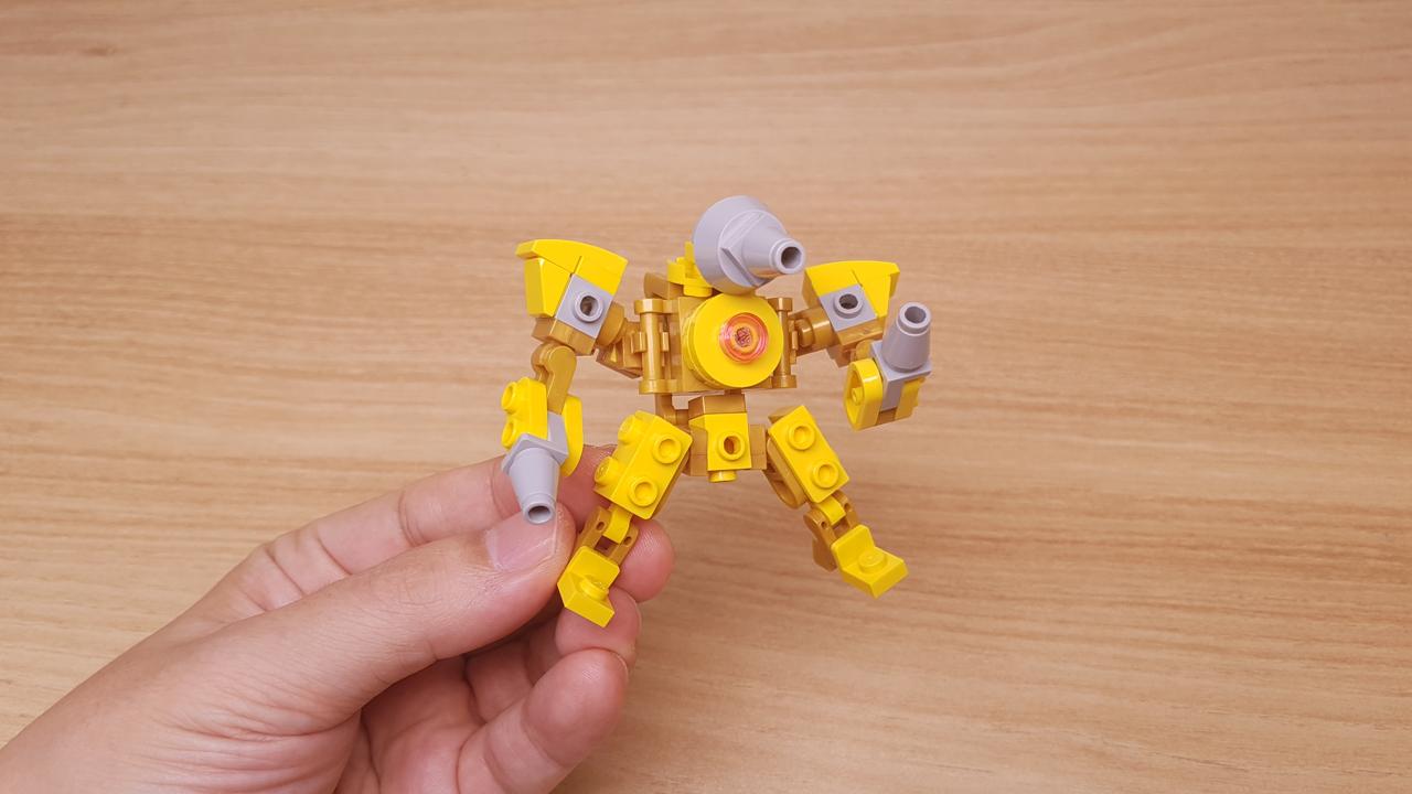 Micro LEGO brick drill tank transformer mech - Drill Head
 1 - transformation,transformer,LEGO transformer