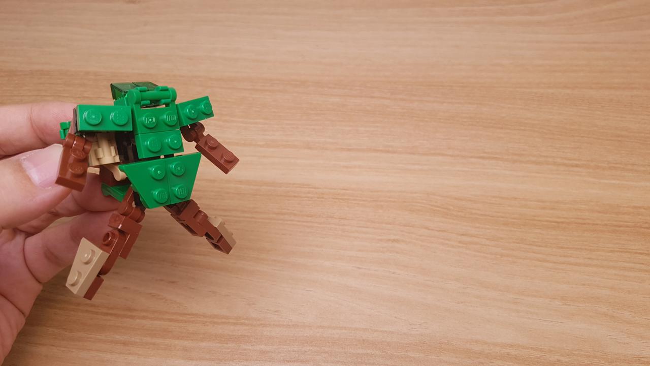 Micro LEGO brick bird, sea turtle trimple transformer mech - Birtler
 2 - transformation,transformer,LEGO transformer