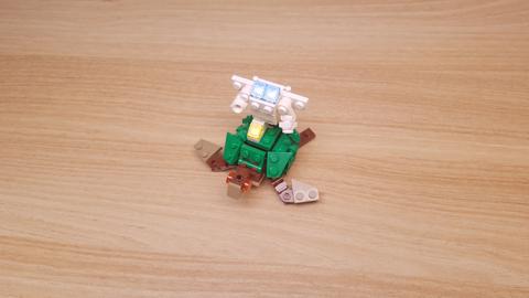 Micro LEGO brick bird, sea turtle trimple transformer mech - Birtler
 5 - transformation,transformer,LEGO transformer