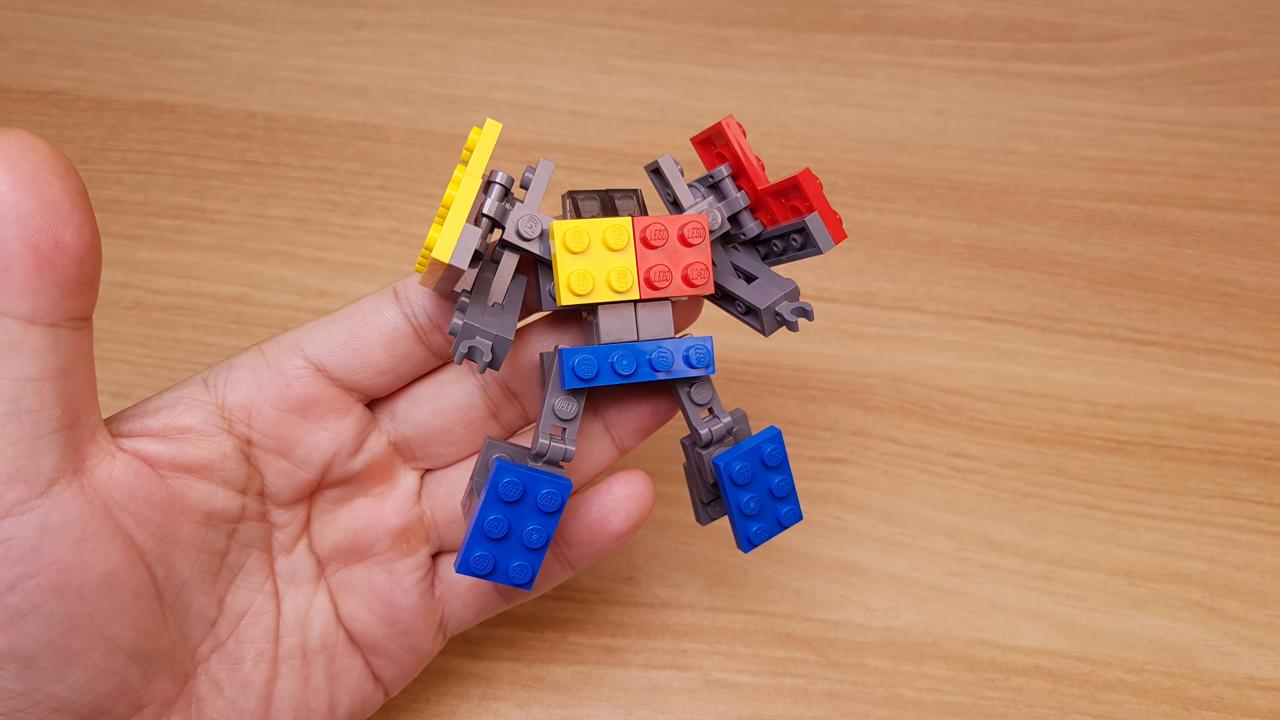 Micro LEGO brick cube combiner transformer mech - ToyBox
 1 - transformation,transformer,LEGO transformer