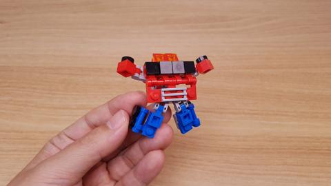 빨간색, 파란색의 트레일러 트럭 변신로봇! - 점보트럭 2 - 변신,변신로봇,레고변신로봇