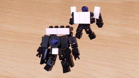 텔레비젼을 너무 많이 봐서 텔레비젼이 되어버린 형제 합체로봇 - 미스터 텔레비젼 3 - 변신,변신로봇,레고변신로봇