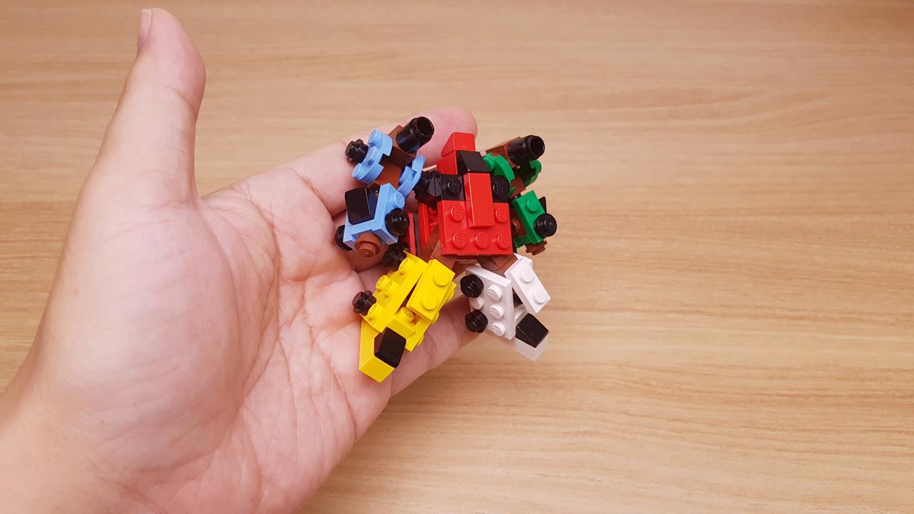 Micro LEGO brick combat vehicles transformer mech - Titan V
 1 - transformation,transformer,LEGO transformer