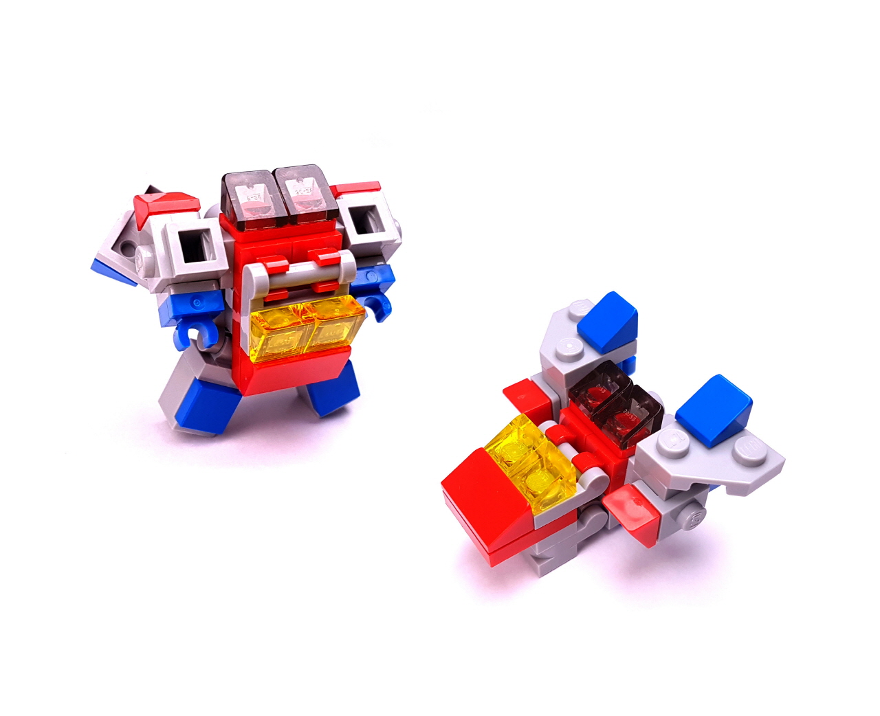 벨리보이 - 배가 볼록, 귀엽지만 초고속으로 날 수 있는 전투기 변신로봇 4 - 변신,변신로봇,레고변신로봇