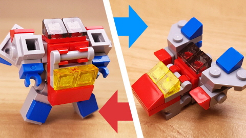 Fighter Jet Transformer Robot (similar with Starscream) 5 - transformation,transformer,LEGO transformer