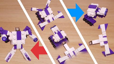 Transform its upper body with a simple connection! Semi-automatic combiner! - Wave Master
 6 - transformation,transformer,LEGO transformer