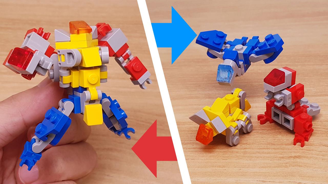 3 Tiny dinosaurs, but when they combine—unstoppable power! - Ultra Dino!
 0 - трансформация, трансформатор, трансформатор LEGO