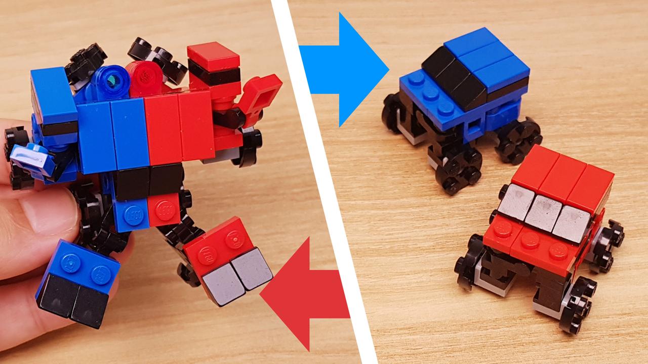 2 Rally Cars Combining into a Robot! - Double Boxer!
 0 - трансформация, трансформатор, трансформатор LEGO