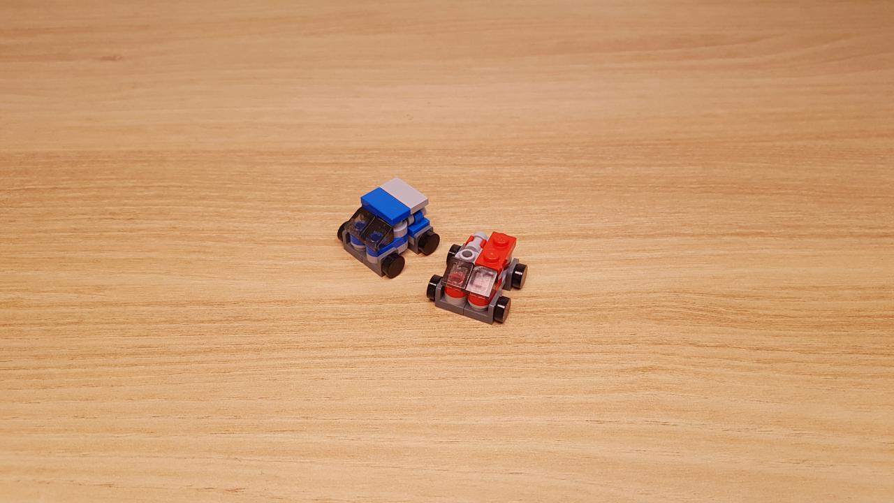 Two cute tiny cars combine into one amazing robot! - Minicar boys!