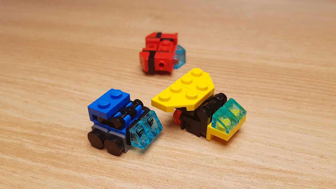 「戦隊ロボ」っぽいレゴミニ3段合体ロボ
 2 - 変身,変身ロボ,レゴ変身ロボ