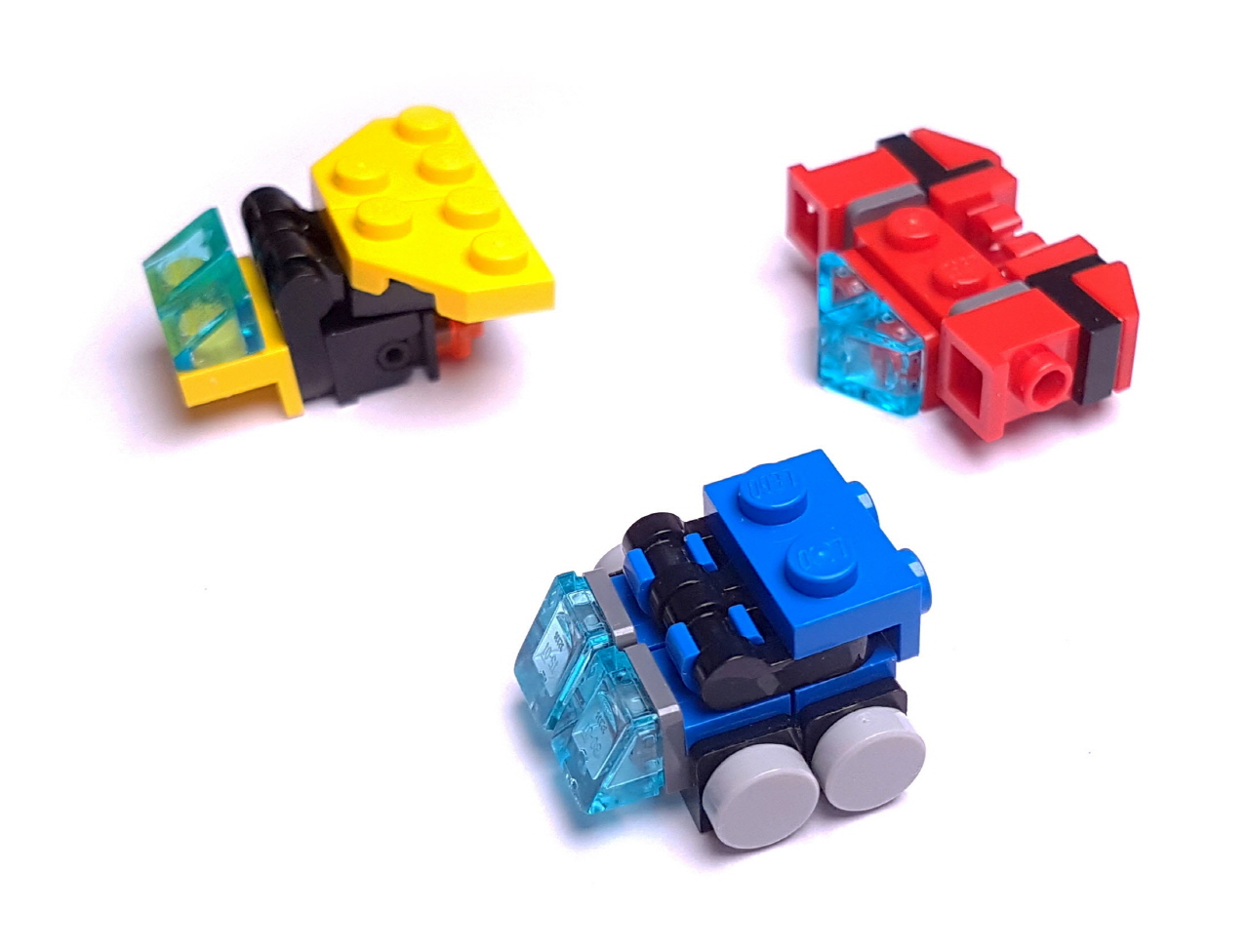 「戦隊ロボ」っぽいレゴミニ3段合体ロボ
 7 - 変身,変身ロボ,レゴ変身ロボ