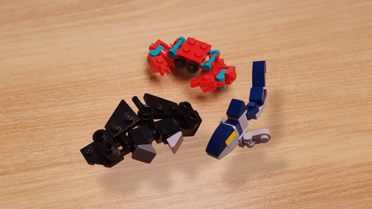 Micro LEGO brick sea animal combiner transformer mech - Blue Guardian #LEGO #MOC #transformers
 2 - transformation,transformer,LEGO transformer