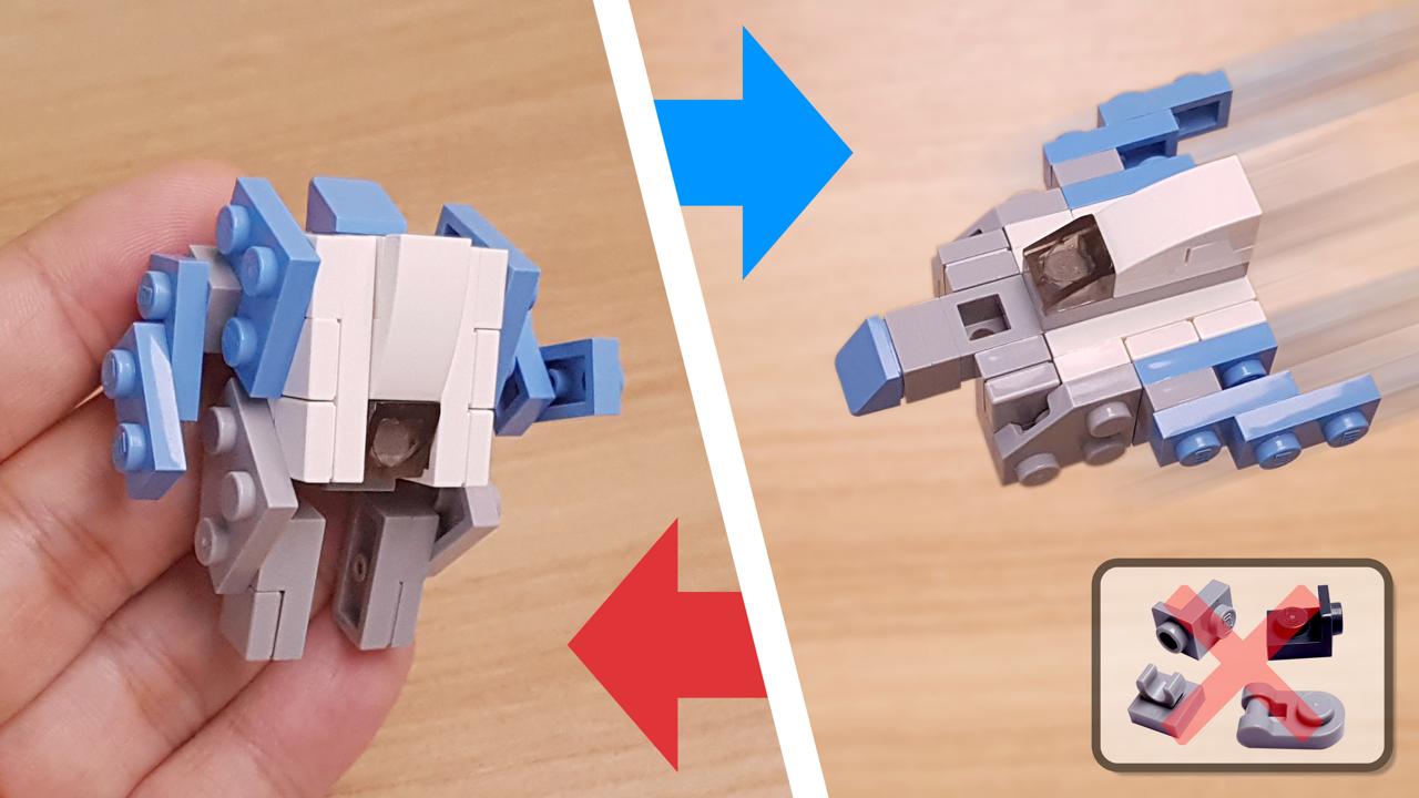 Mini LEGO brick EasyBuild transformer robot Blue Sky! #LEGO #MOCT #レゴ #レゴ変形ロボ #レゴ作り方 #레고변신로봇
 0 - transformation,transformer,LEGO transformer