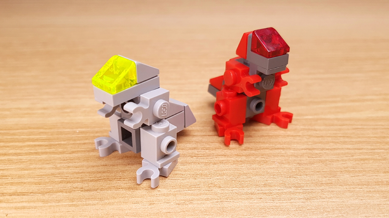 Micro sized T-Rex(Tyrannosaurus) (similar with Godzilla)
 1 - transformation,transformer,LEGO transformer