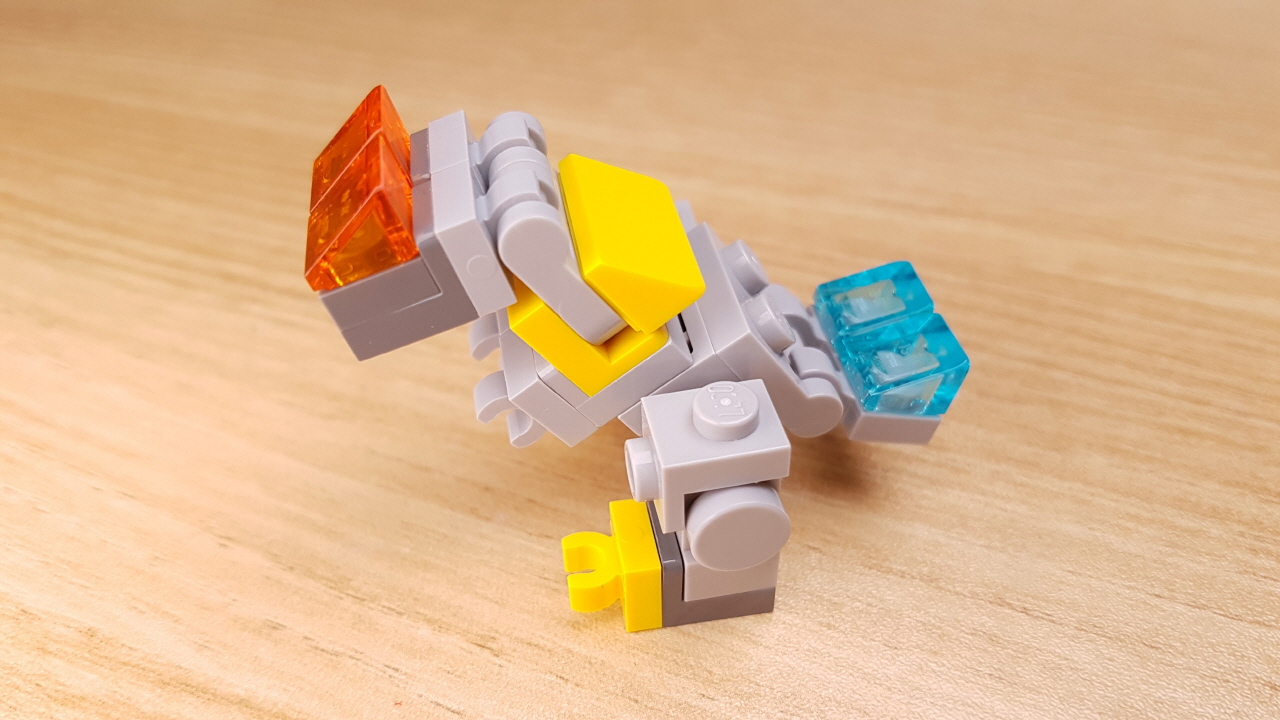 Micro sized T-Rex(Tyrannosaurus) (similar with Godzilla)
 8 - transformation,transformer,LEGO transformer