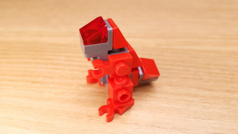 Micro sized T-Rex(Tyrannosaurus) (similar with Godzilla) 1 - transformation,transformer,LEGO transformer
