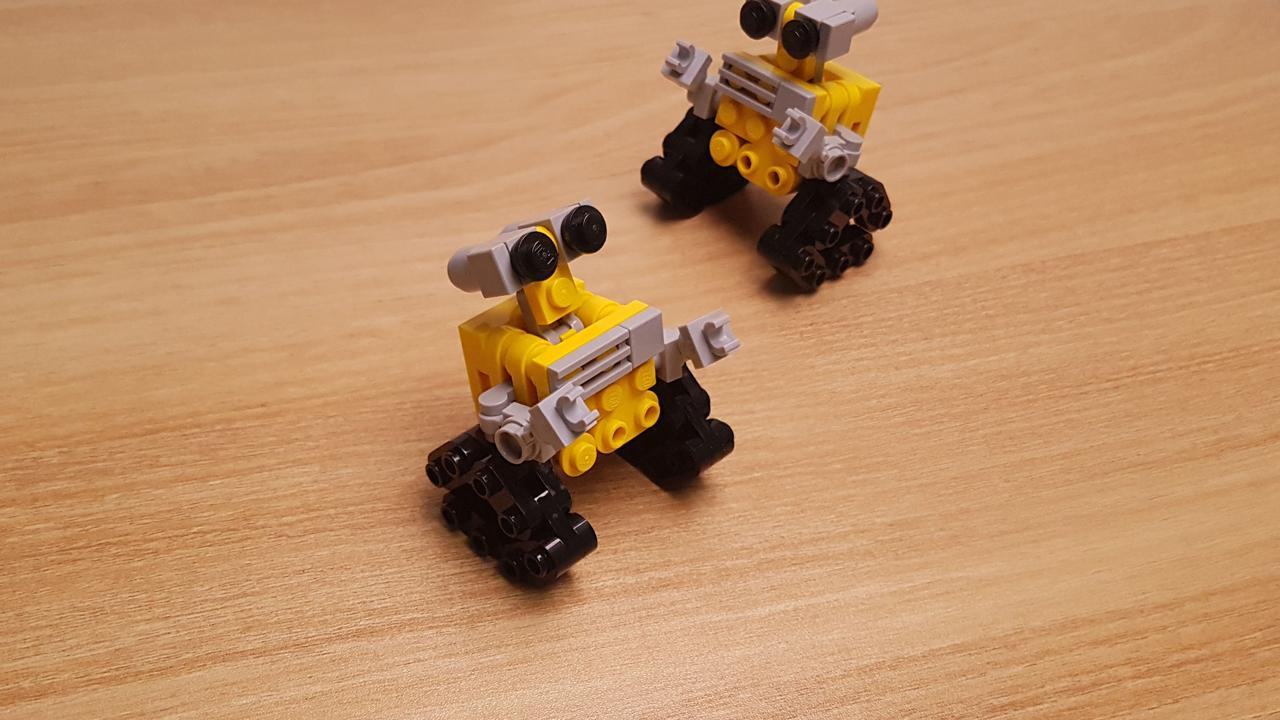 Micro LEGO brick box transformer mech - MAX-I (similar to Wall-E) #LEGO_21303
 1 - transformation,transformer,LEGO transformer