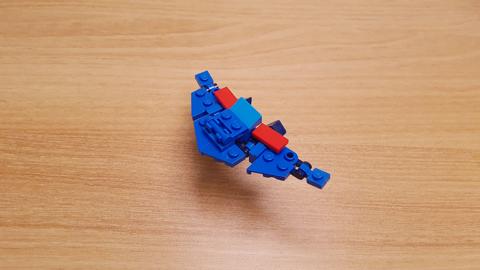 Micro LEGO brick stealth transformer mech - Speed-V
 1 - transformation,transformer,LEGO transformer
