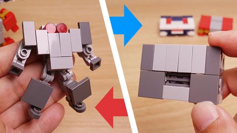 Mini LEGO brick hero bag robot UltraBag! #LEGO #MOC #レゴ #レゴ変形ロボ #レゴ作り方 #레고변신로봇
 3 - transformation,transformer,LEGO transformer