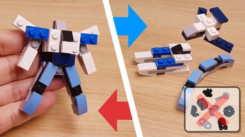 Mini LEGO brick airplane, boat, and train combining robot PTB301! #LEGO #MOC #レゴ #レゴ変形ロボ #レゴ作り方 #레고변신로봇
 3 - transformation,transformer,LEGO transformer