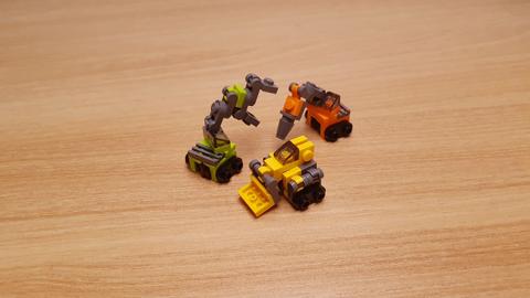 Mini LEGO brick construction machines combiner transformer robot Steel Titan! #LEGO #MOC #レゴ #レゴ変形ロボ #レゴ作り方 #레고변신로봇
 1 - transformation,transformer,LEGO transformer