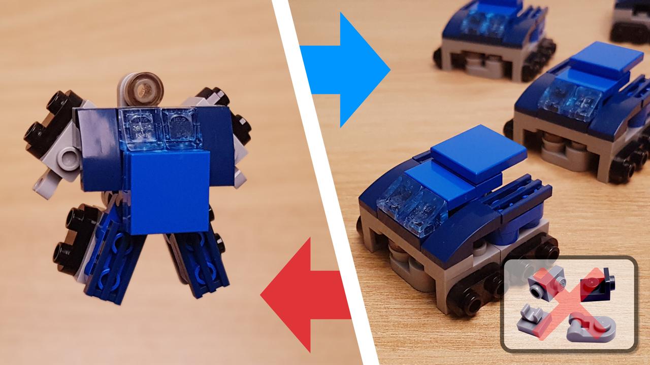 Mini LEGO brick Cute Hover Tank transformer HoverBoo! #LEGO #MOC #レゴ #レゴ変形ロボ #レゴ作り方 #레고변신로봇
 0 - transformation,transformer,LEGO transformer