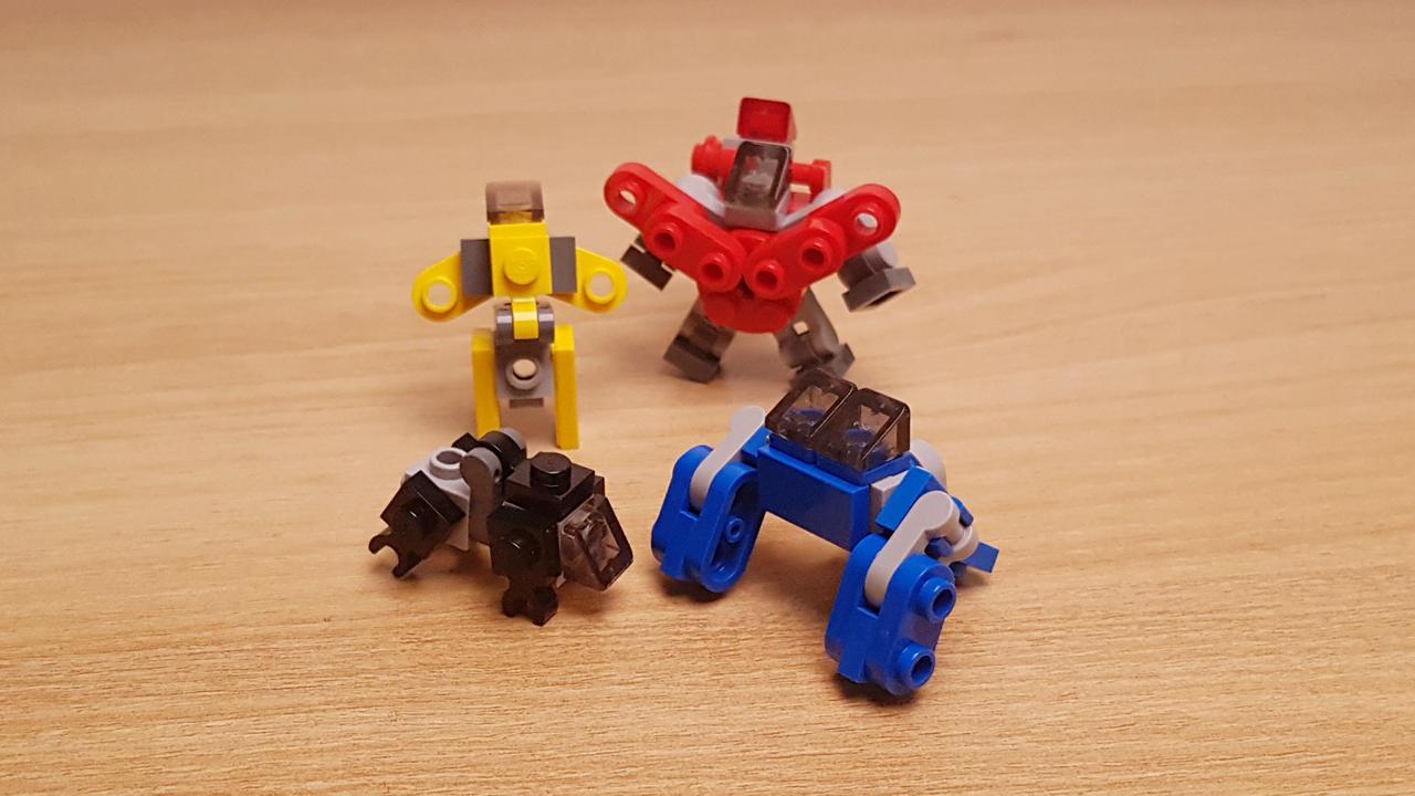 Mini LEGO brick combiner robot the mighty Titan Hunter! #LEGO #MOC #レゴ #レゴ変形ロボ #レゴ作り方 #레고변신로봇
 6 - 