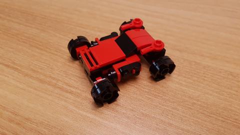 Mini LEGO brick sports car transformer robot - Red Blizzard! #LEGO #MOC #レゴ #レゴ変形ロボ #レゴ作り方 #레고변신로봇
 5 - transformation,transformer,LEGO transformer
