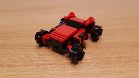 Mini LEGO brick sports car transformer robot - Red Blizzard! #LEGO #MOC #レゴ #レゴ変形ロボ #レゴ作り方 #레고변신로봇
 4 - transformation,transformer,LEGO transformer