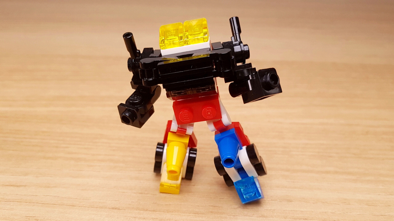 「戦隊ロボ」っぽいレゴミニ4段合体ロボ
 3 - 変身,変身ロボ,レゴ変身ロボ