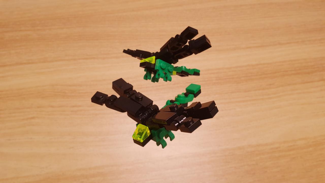 Mini LEGO brick Dragonfly robot mini GIANT DARNER! #LEGO #MOC #レゴ #レゴ変形ロボ #レゴ作り方 #레고변신로봇
 2 - transformation,transformer,LEGO transformer