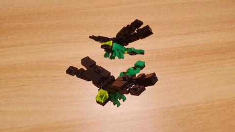 Mini LEGO brick Dragonfly robot mini GIANT DARNER! #LEGO #MOC #レゴ #レゴ変形ロボ #レゴ作り方 #레고변신로봇
 1 - transformation,transformer,LEGO transformer