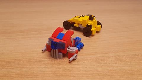 Mini LEGO brick Trailer truck robot mini Battle Trailer! #LEGO #MOC #レゴ #レゴ変形ロボ #レゴ作り方 #레고변신로봇
 2 - transformation,transformer,LEGO transformer