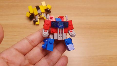 Mini LEGO brick Trailer truck robot mini Battle Trailer! #LEGO #MOC #レゴ #レゴ変形ロボ #レゴ作り方 #레고변신로봇
 1 - transformation,transformer,LEGO transformer