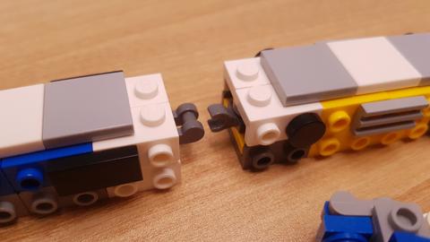 Mini LEGO brick express train robot Special ExT! #LEGO #MOC #レゴ #レゴ変形ロボ #レゴ作り方 #레고변신로봇
 2 - transformation,transformer,LEGO transformer