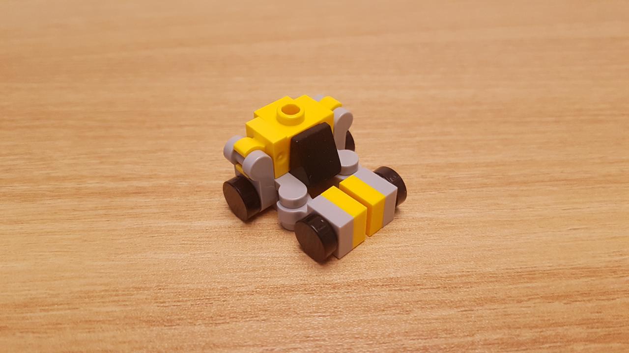 Mini LEGO brick 4 cute minicars combining transformer robot BitRider! #LEGO #MOC #レゴ #レゴ変形ロボ #レゴ作り方 #레고변신로봇
 4 - transformation,transformer,LEGO transformer
