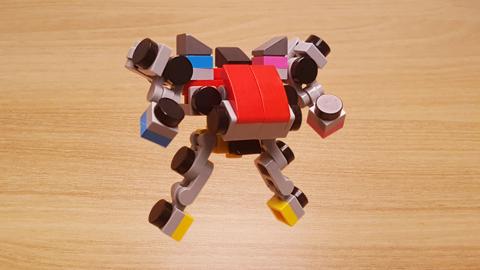 Mini LEGO brick 4 cute minicars combining transformer robot BitRider! #LEGO #MOC #レゴ #レゴ変形ロボ #レゴ作り方 #레고변신로봇
 4 - transformation,transformer,LEGO transformer