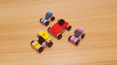 Mini LEGO brick 4 cute minicars combining transformer robot BitRider! #LEGO #MOC #レゴ #レゴ変形ロボ #レゴ作り方 #레고변신로봇
 1 - transformation,transformer,LEGO transformer