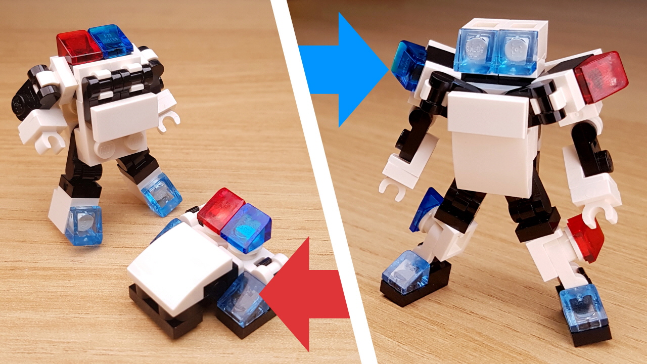 Poice Bros - Combiner Transformer Robot 
 0 - transformation,transformer,LEGO transformer