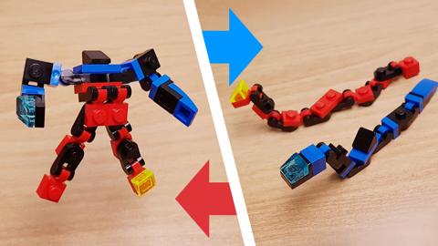 Mini LEGO snake transformerrobot Heavy-Snake! 4 - transformation,transformer,LEGO transformer