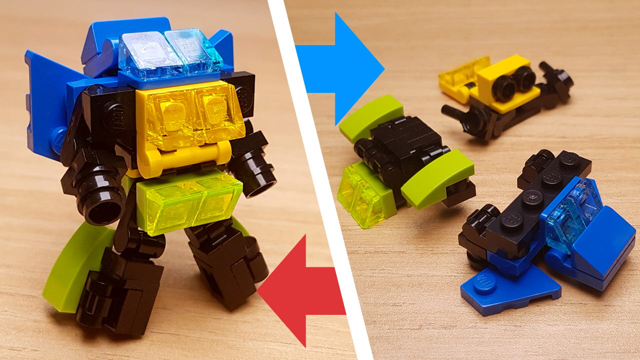 Odd Eyes - Combiner Transformer Robot (similar with Getter Robot)
 0 - transformation,transformer,LEGO transformer