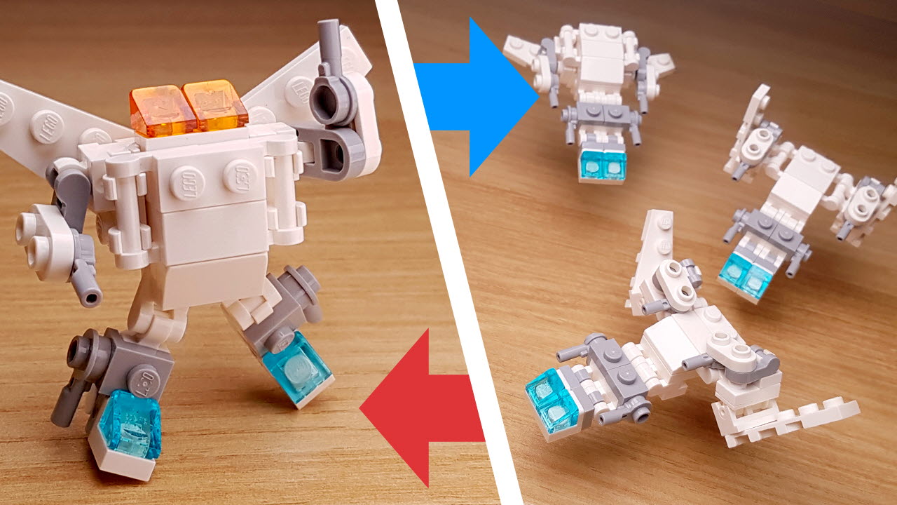 Gray Cannon - Transformer Robot
 0 - transformation,transformer,LEGO transformer