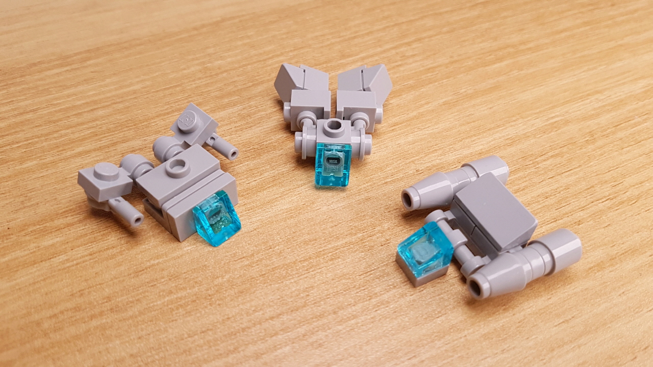 Gray Jets - Micro sized Combiner Transformer Robot 
 3 - transformation,transformer,LEGO transformer