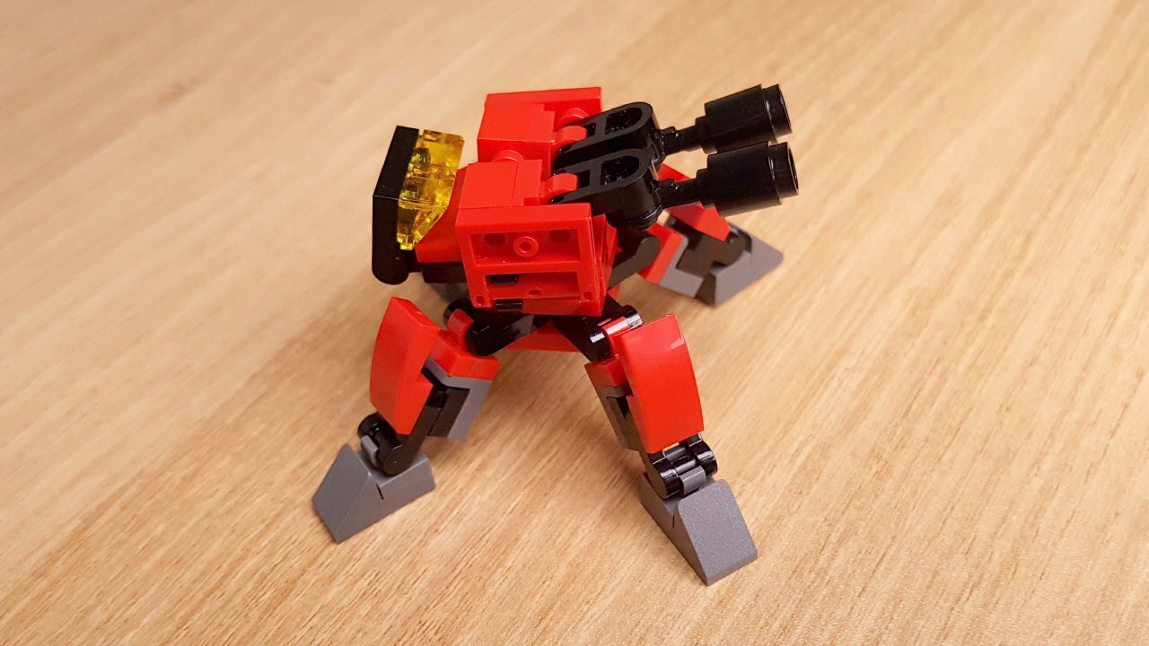 Gun Turret Micro sized Transformer Robot  (similar with Overwatch Torbjörn Turret)
 2 - transformation,transformer,LEGO transformer