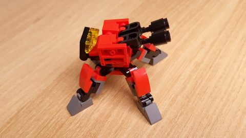 Gun Turret Micro sized Transformer Robot  (similar with Overwatch Torbjörn Turret) 1 - transformation,transformer,LEGO transformer