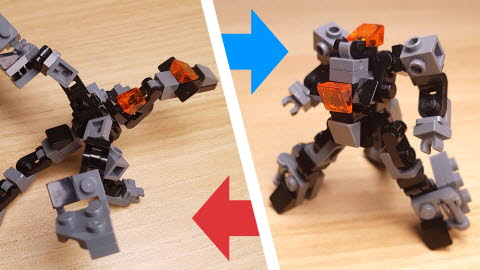Dragon type LEGO transformer mech 6 - transformation,transformer,LEGO transformer