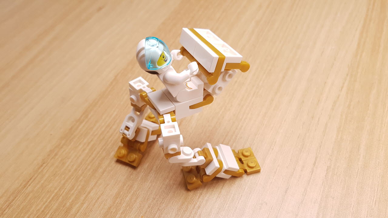 Transformer Robot - Vehicle for mini figure  (Bipedal mech)
 2 - transformation,transformer,LEGO transformer