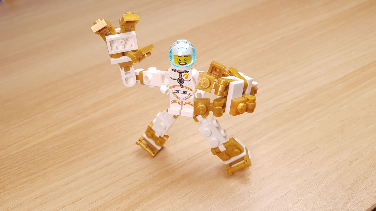 Transformer Robot - Vehicle for mini figure  (Bipedal mech)
 6 - transformation,transformer,LEGO transformer