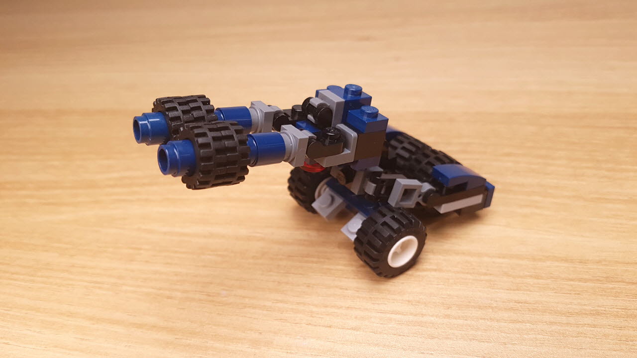 Navy Cannon Transformer Mech
 11 - transformation,transformer,LEGO transformer