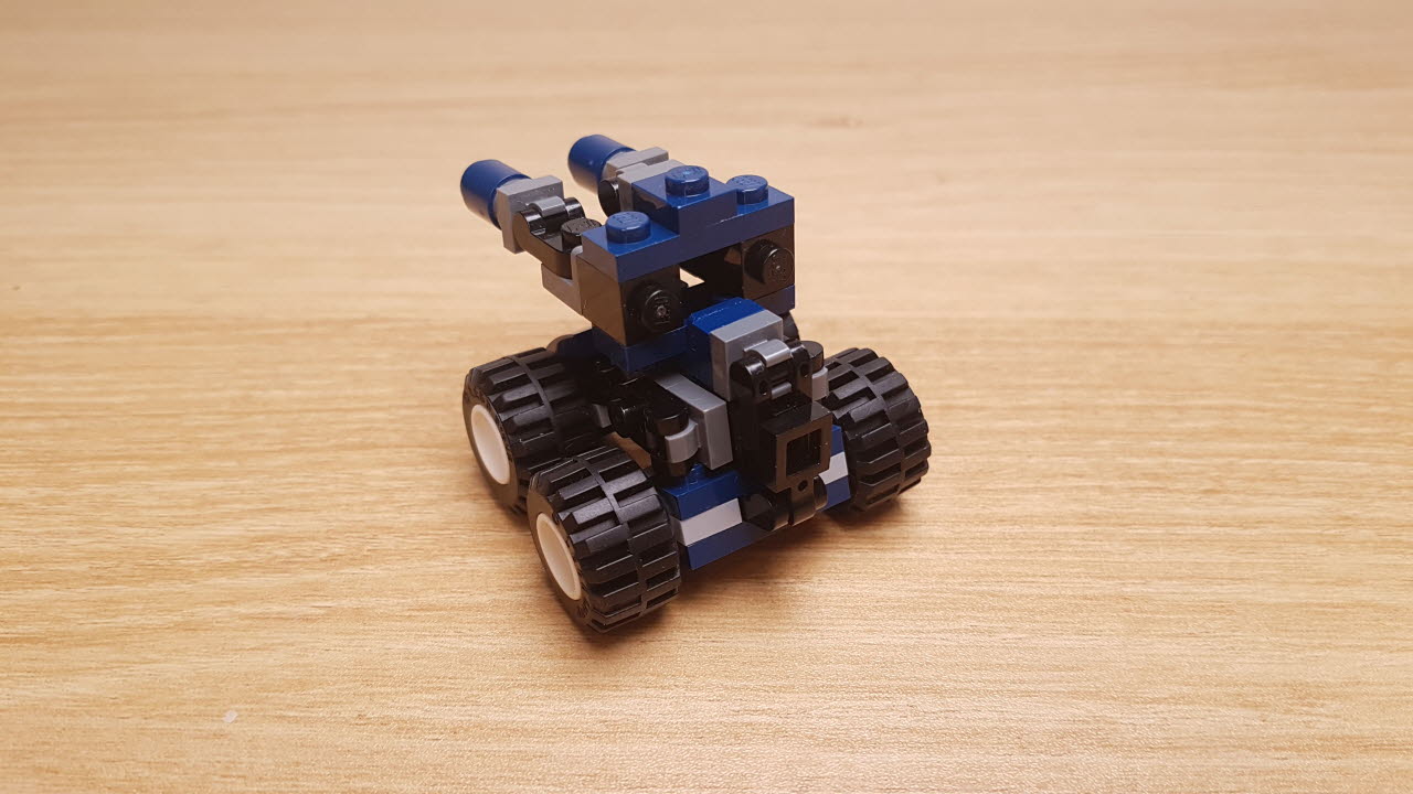 캐논 탱크, 대전차포 변신 로봇 만드는 방법 12 - 변신,변신로봇,레고변신로봇
